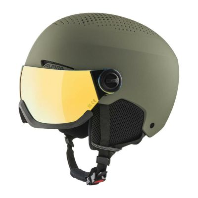 アルピナ バイザーヘルメット 2024 ARBER VISOR Q-LITE オリーブマット 