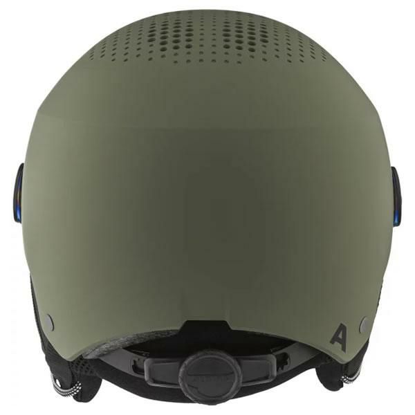 アルピナ バイザーヘルメット 2024 ARBER VISOR Q-LITE オリーブマット A9228 23-24 ALPINA スキーヘルメット  日本正規品 【C1】