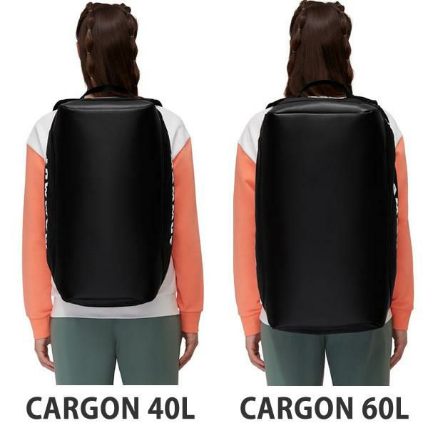 マムート 背負えるダッフルバッグ リュック CARGON 60L black 2570 