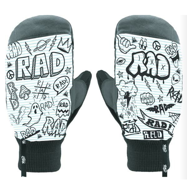 ミトングローブ（スキー＆スノーボード用）／RAD GLOVES【新品未使用】 RAD GLOVES ラッドグローブ THE RIPPER PRO MITTEN /SKETCHY ミトン