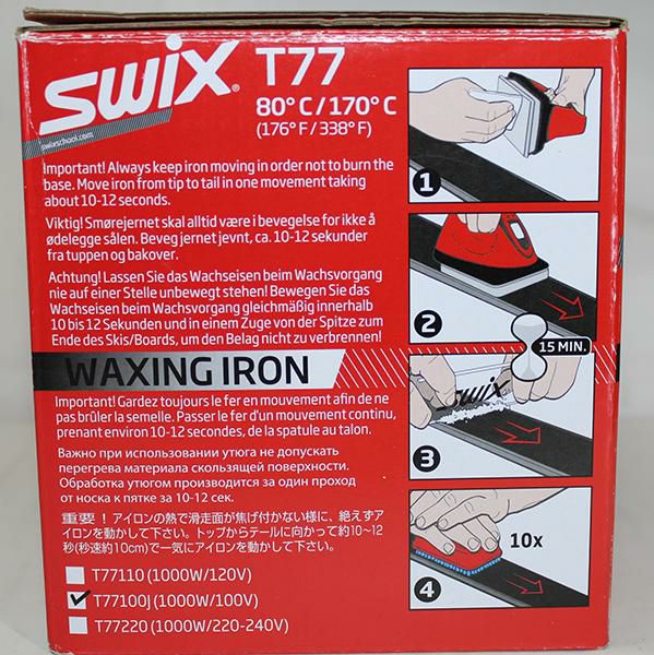 SWIX スウィックス T77 ワクシングアイロン 100V・1000W ホットワックス チューンナップ用品 wax 　スキー スノーボード【C1】