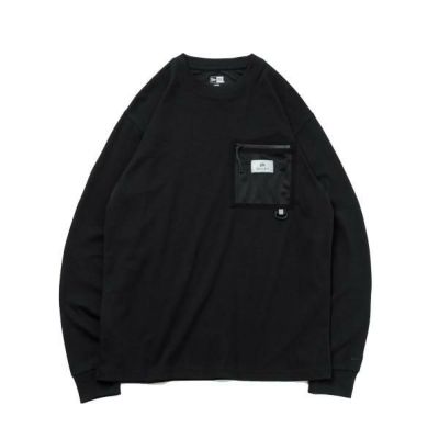 ニューエラ アウトドア フィールド ポケット 長袖 Tシャツ Angler Collection ブラック (14116996) NEWERA　YOSHIDA BROTHERS  日本正規品