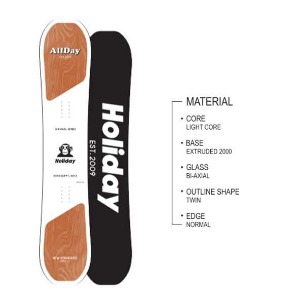 スノーボード ホリデー 板 / ALLDAY オールデイ（23-24 2024） HOLIDAY