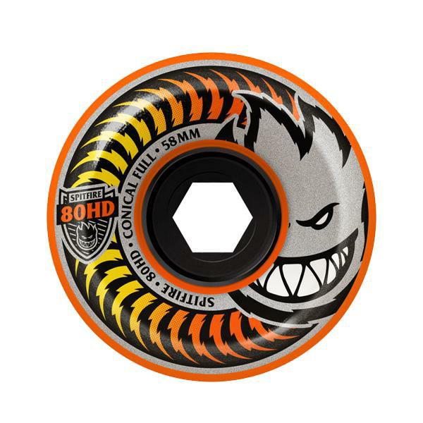 スケボー ソフトウィール SPITFIRE 80HD FADE ORANGE CONICAL