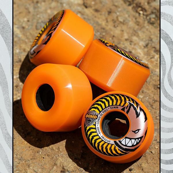 スケボー ソフトウィール SPITFIRE 80HD FADE ORANGE CONICAL