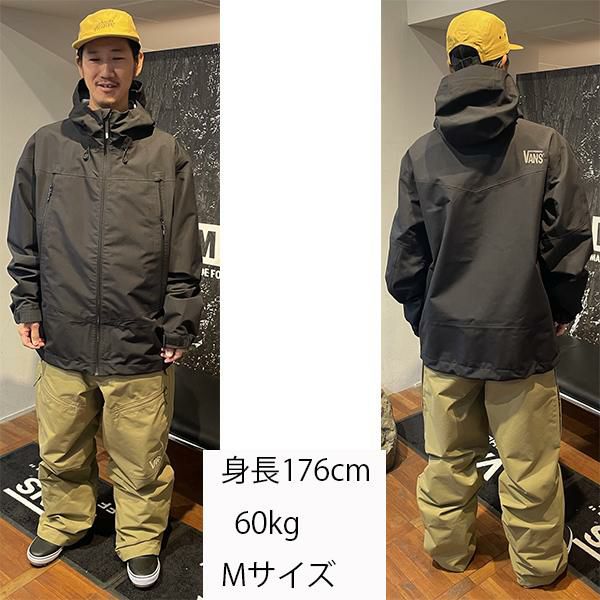 バンズ VANS スノーボードウェア メンズ 24-25 Mte HIGH country 3L -jacket / BLACK シェルジャケット  (2024-2025) vans ウエア スノーボード ウェア 【C1】 | スキー通販WEBSPORTSスキー板・ブーツ・ウェア を正規モデルを最速でお届け！