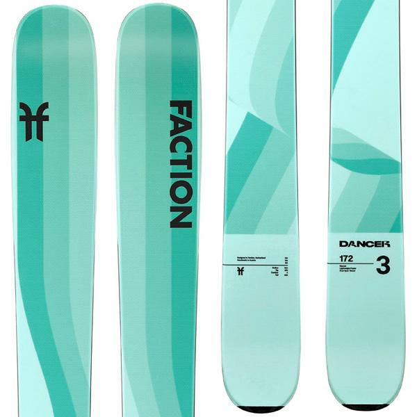 FACTION SKI 2026 DANCER 3 -Turquoise- ダンサー3 スキー板