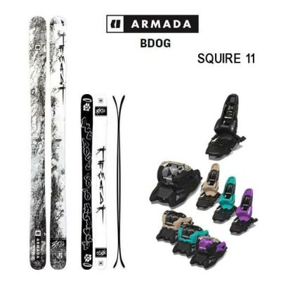 アルマダ スキー板 ビードッグ ARMADA BDOG + 25 マーカー SQUIRE 11 100mmブレーキ (24-25  2025)日本正規品【L2】【代引不可】 | スキー通販WEBSPORTSスキー板・ブーツ・ウェアを正規モデルを最速でお届け！