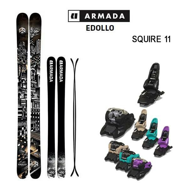 アルマダ スキー板 イードロー ARMADA EDOLLO + 25 マーカー SQUIRE 11 100mmブレーキ (24-25  2025)日本正規品【L2】【代引不可】 | スキー通販WEBSPORTSスキー板・ブーツ・ウェアを正規モデルを最速でお届け！