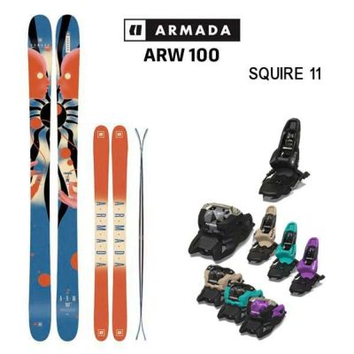 アルマダ スキー板 ホワイトウォーカー 116 ARMADA WHITEWALKER 116+ 25 マーカー SQUIRE 11 +  120mmブレーキ (24-25 2025)日本正規品【L2】【代引不可】 | スキー通販WEBSPORTSスキー板 ・ブーツ・ウェアを正規モデルを最速でお届け！