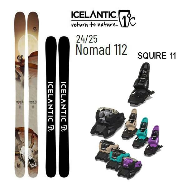 ICELANTIC アイスランティック スキー(24-25 2025) NOMAD 112 +