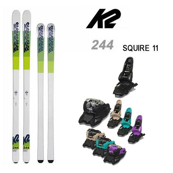 K2 モーグルスキー 244 トゥーフォーフォー (24-25 2025) + 25 マーカー SQUIRE 11 90mmブレーキ 日本正規品  【L2】【代引き不可】 | スキー通販WEBSPORTSスキー板・ブーツ・ウェアを正規モデルを最速でお届け！