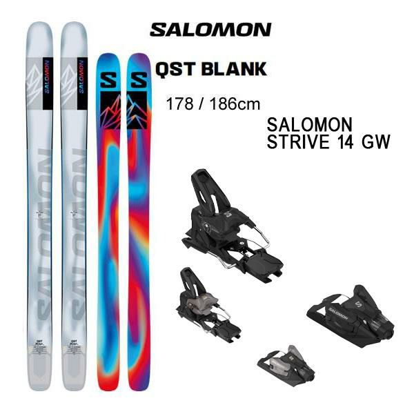 サロモン ファットスキー QST98 176cm ビンディング付 TYROLIA サロモン ファットスキー QST98 176cm ビンディング付 TYROLIA