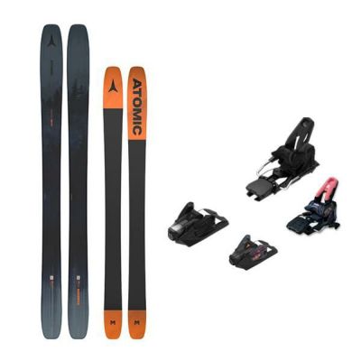アトミック スキー板 MAVERICK 105 CTI (24-25 2025) + 25 アトミック STRIVE 14 GW 115mmブレーキ atomic ski 日本正規品 【L2】【代引不可】