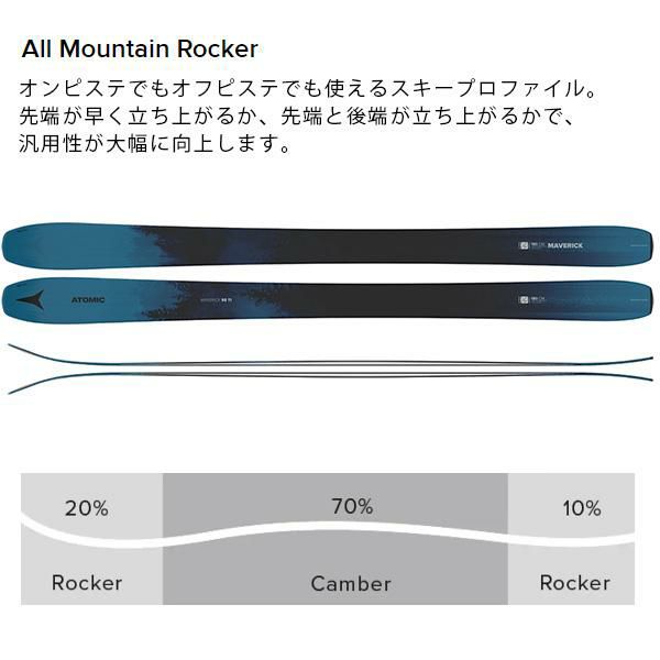アトミック スキー板 MAVERICK 95 TI (24-25 2025) + 25