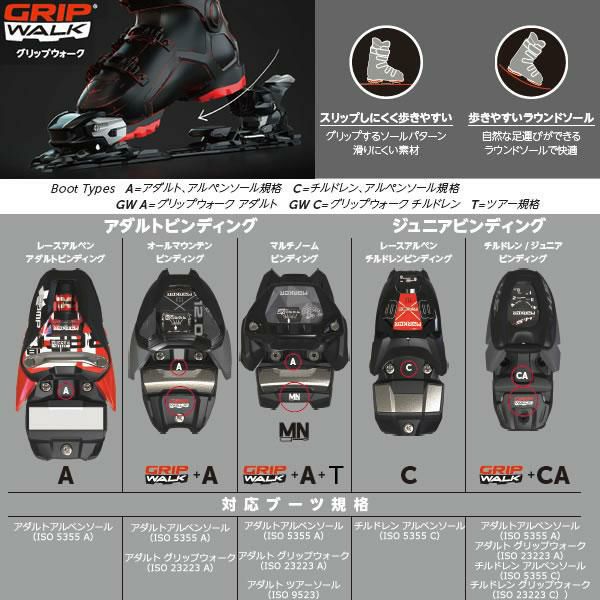 マーカー ビンディング JESTER 16 グレー×ターコイズ MARKER 