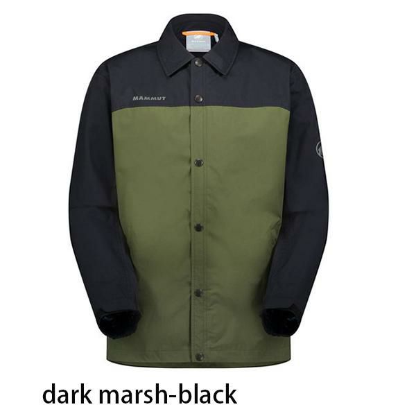 マムート コーチジャケット Utility Coach Jacket AF Dark marsh-Black
