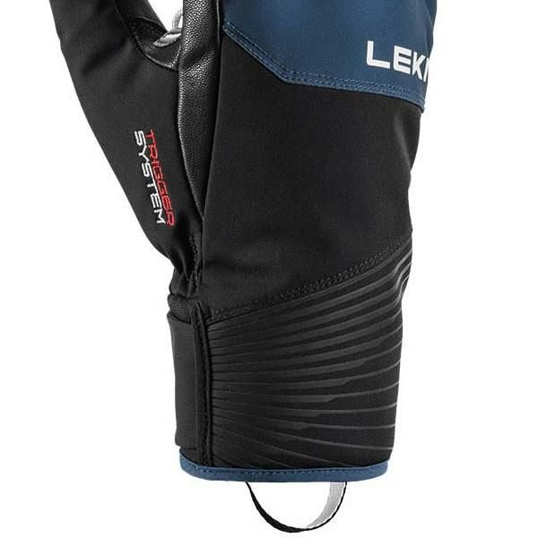 レキスキーグローブ LEKI グローブ SPARROW 3D ブラック / マリン (654