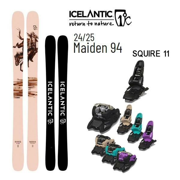 スキー icelantic ski ICELANTIC アイスランティック スキー (24-25 2025) MAIDEN 94 +