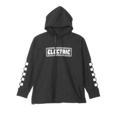 ELECTRIC エレクトリック　吸水速乾　接触冷感　防蚊加工 ロングスリーブフーディ　CHECHER DRY HOOD  チェッカー　ドライ　アパレル