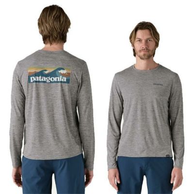 パタゴニア メンズ Tシャツ ロングスリーブ・キャプリーン・クール・デイリー・グラフィック・シャツ 45170 日本正規品 PATAGONIA
