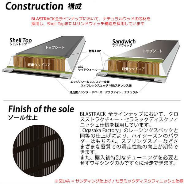 ブラストラック 2026 ELIXIR/L スキー板 単品 (板のみ