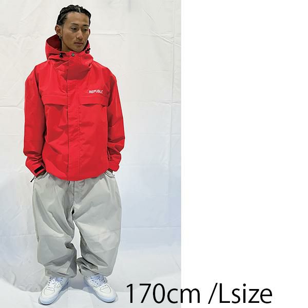 REPUBLIC リパブリック スノーボード ウェア PARKLIVE -jacket / RED