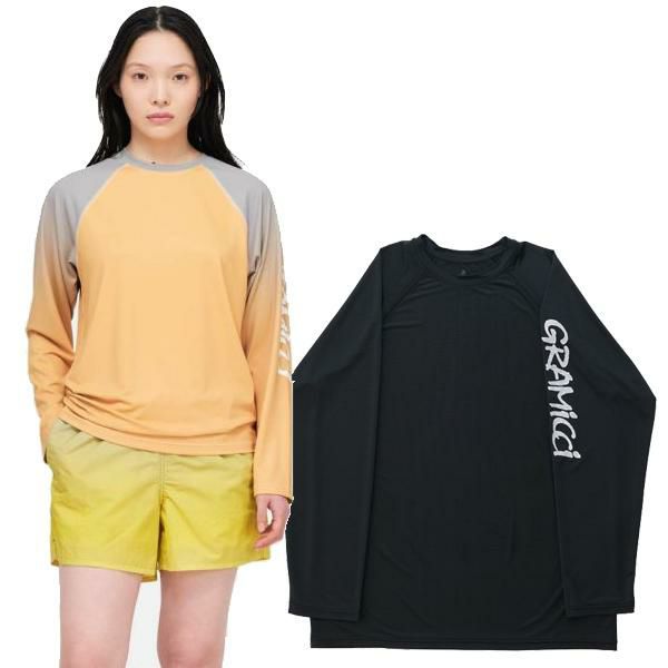 希少80's USA製 GRAMICCI グラミチ ロンT 袖プリ フェード 【楽天市場