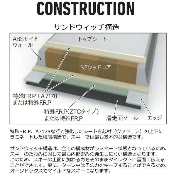 オガサカ スキー 2026 ET-10.8 スキー板 単品 (板のみ) イーターン