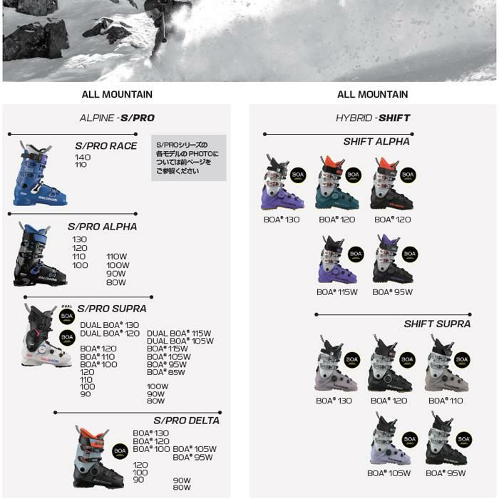 サロモン スキーブーツ SALOMON S/PRO DELTA BOA 100 GW(25-26 2026