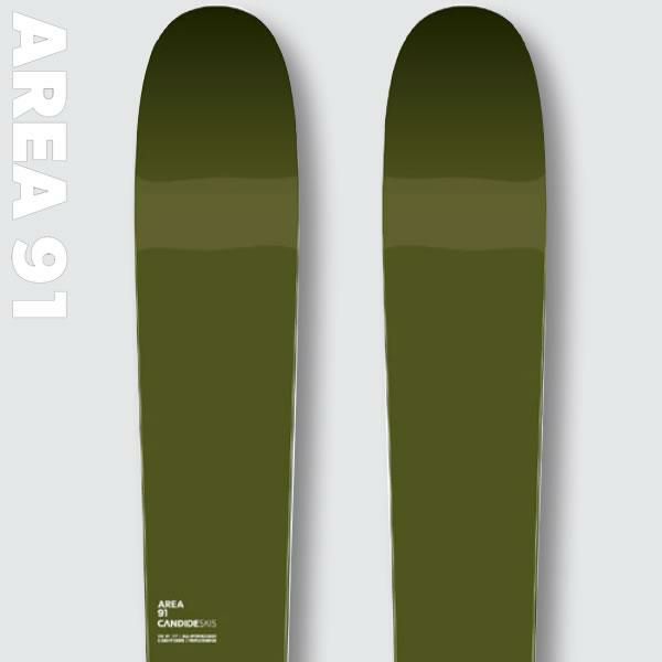 CANDIDE SKIS スキー 2026 AREA 91 (25-26 2026) + 26 マーカー