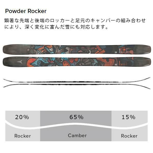 アトミック スキー板 BENT 100 (25-26 2026) + 26 アトミック STRIVE