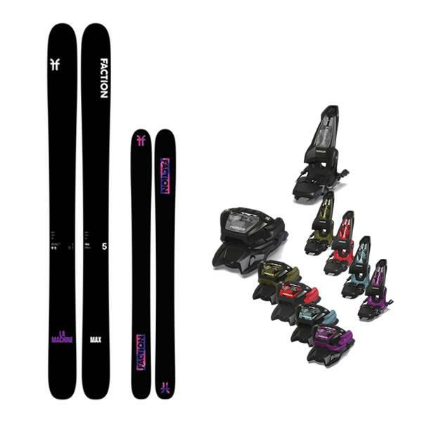 ファクション ラ・マシーン3、ビンディング、スキン付き Faction-Skis-2526-La-Machine-3