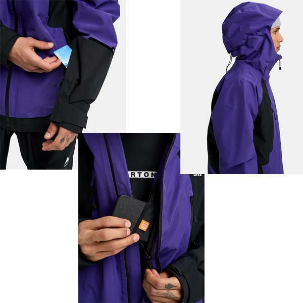 バートン 25-26 スノーボードウェア メンズ ゴアテックス ジャケット