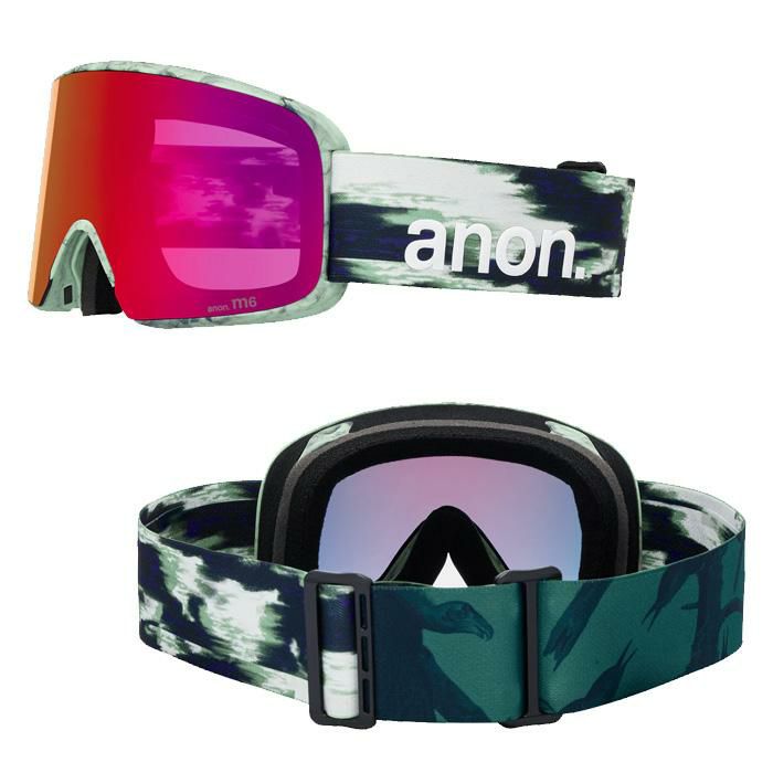 アノン ゴーグル ANON M6 ローブリッジフィット FAMILY TREE PS RED +