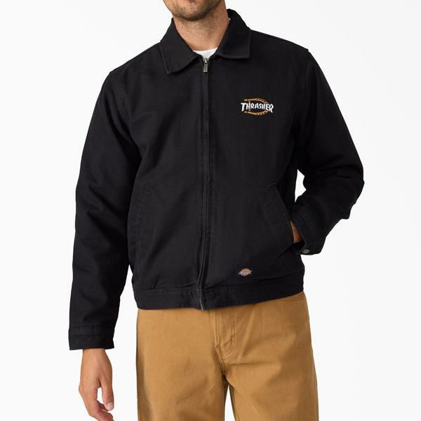 ディッキーズ×スラッシャー コラボ ジャケット / ブラック DICKIES x