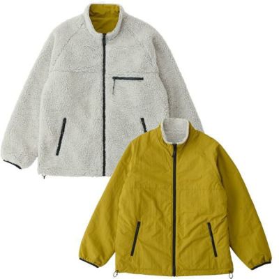 チャミページ グラミチ リバーシブル シェルパ ジャケット (G5FU-J014) NATURAL