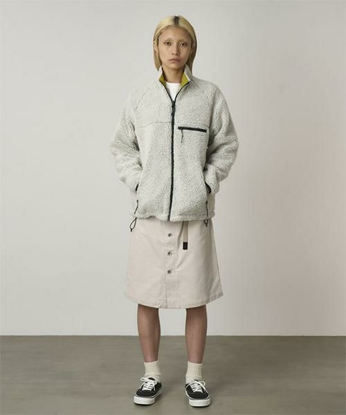 グラミチ リバーシブル シェルパ ジャケット (G5FU-J014) NATURAL