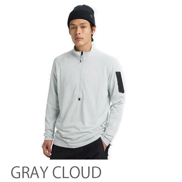 バートン ak HELIUM GRID HALF ZIP FLEECE ヘリウム グリッド ハーフ