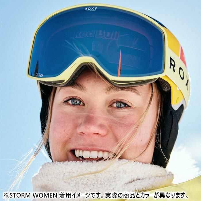 【新品未使用】ROXY STORM WOMEN ゴーグル ROXY ウィメンズ STORM WOMEN AF スノーゴーグル アジアンフィット