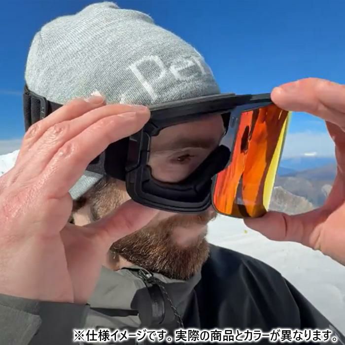 スキー・スノーボード ゴーグル マグネットレンズ交換システム アウト