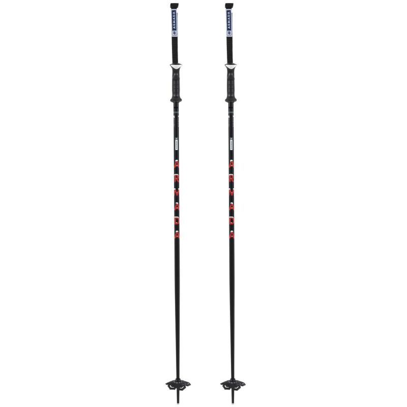 アルマダ スキーポール TRIAD BB Black ブラック×レッド アルミ