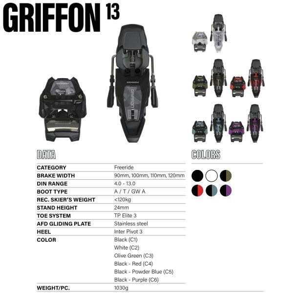マーカー ビンディング GRIFFON 13 ブラック×グリーン MARKER