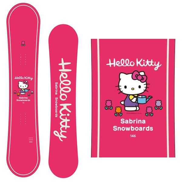 スノーボード 板 レディース SABRINA HELLO KITTY LTD Pink サブリナ